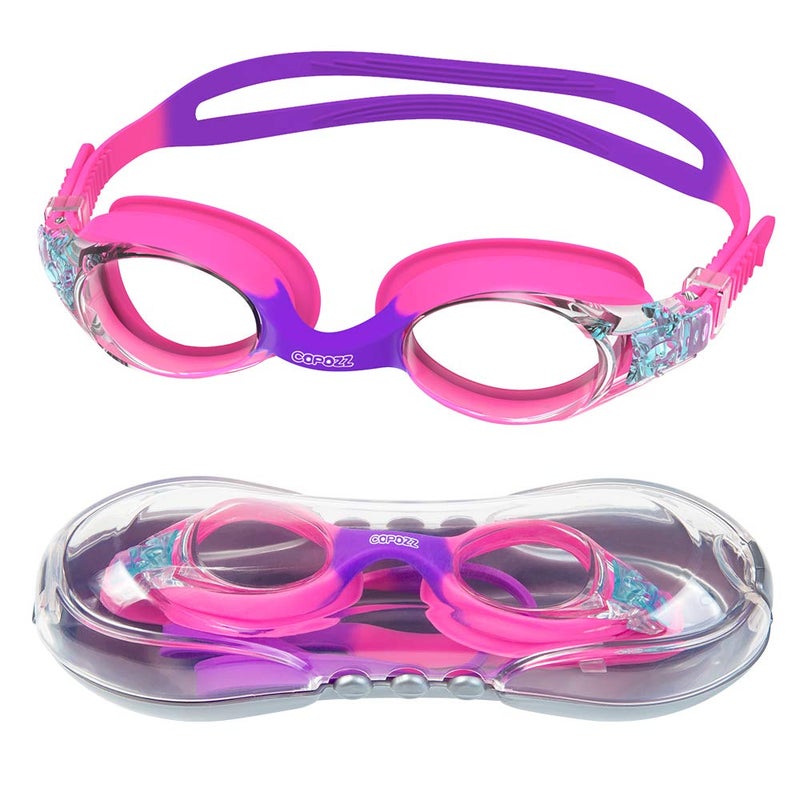 COPOZZ Kids Swimming Goggles, Child Swim Goggles Anti Fog UV Soft Frame for Kid Toddler - Image 1